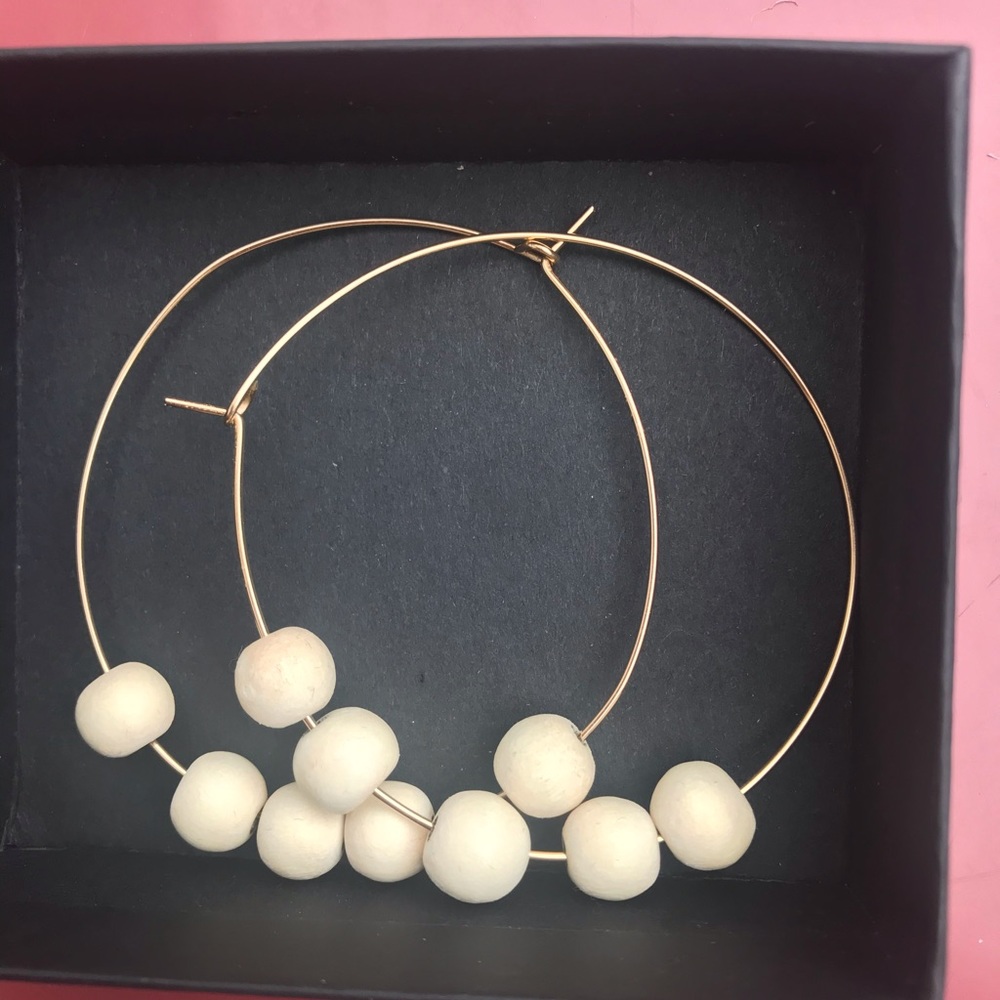 Natalie Borton Sydney hoop earrings